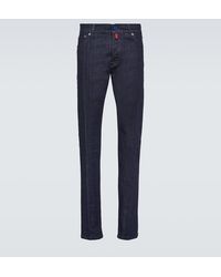 Kiton - Mid-Rise Slim Jeans - Lyst