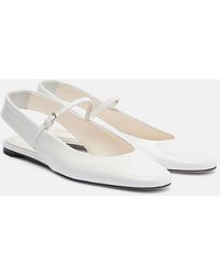 TOTEME - Patent Leather Mary Jane Flats - Lyst