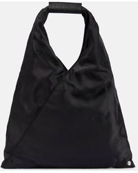 MM6 by Maison Martin Margiela - Japanese Small Leather-trimmed Tote - Lyst