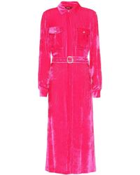 Sies Marjan Abito Flipper in seta e corduroy - Rosa