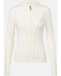 Victoria Beckham - Sudadera De Jersey En Mezcla De Lana - Lyst