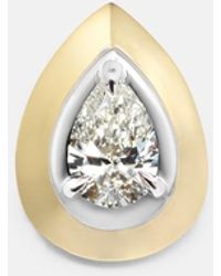 Rainbow K - 9Kt Single Earring With Diamond - Lyst