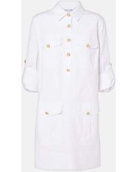 Veronica Beard - Vestido Corto Saude En Mezcla De Algodon - Lyst