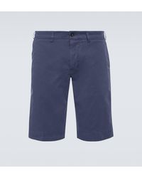 Canali - Cotton Shorts - Lyst