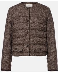 Agnona - Cropped Wool-Blend Puffer Jacket - Lyst