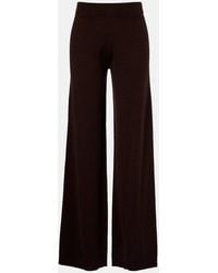 Jardin Des Orangers - Wool And Cashmere Wide-Leg Pants - Lyst
