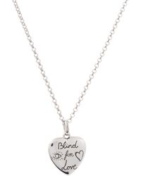 Gucci Sterling Silver Blind For Love 
