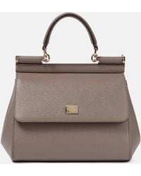 Dolce & Gabbana - Sicily Small Leather Shoulder Bag - Lyst