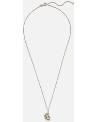 STONE AND STRAND - Salt To My Pretzel 10Kt Necklace With Diamonds - Lyst