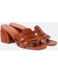 Zimmermann - Goldie 65 Leather Mules - Lyst