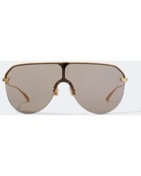 Bottega Veneta - Shield Sunglasses - Lyst