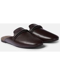 Brunello Cucinelli - Leather Mules - Lyst