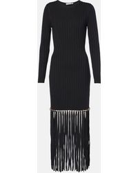 Jonathan Simkhai - Sharron Fringed Midi Dress - Lyst