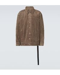 Rick Owens - Jumbo Corduroy Oversized Cotton Jacket - Lyst