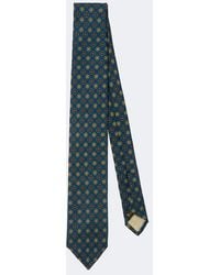 Rubinacci - Corbata De Seda Estampada - Lyst