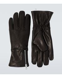 AURALEE - Leather Gloves - Lyst