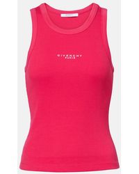 Givenchy - Debardeur En Coton A Logo - Lyst