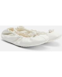 Bottega Veneta - Fantasmina Knot Leather Ballet Flats - Lyst