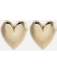 Jennifer Fisher - Puffy Heart 10kt Gold-plated Earrings - Lyst