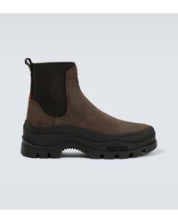 Moncler - Larue Leather Chelsea Boots - Lyst