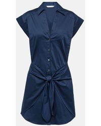 Veronica Beard - Aimee Cotton-Blend Shirt Dress - Lyst