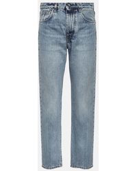 Totême - Mid-Rise Straight Jeans Twisted Seam - Lyst