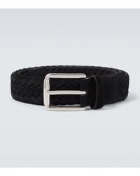 Tod's - Braided Suede Belt - Lyst