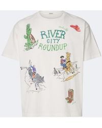 Bode - Printed Cotton Jersey T-Shirt - Lyst