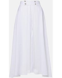 Loro Piana - Petra Pleated Linen Maxi Skirt - Lyst