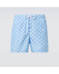 Gucci - Short De Bain Gg - Lyst