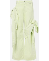 Blumarine - Jeans Rectos Drapeados - Lyst