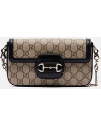 Gucci - Schultertasche Horsebit 1955 Small - Lyst