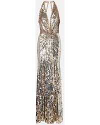 Jenny Packham - Mars Embellished Gathered Gown - Lyst