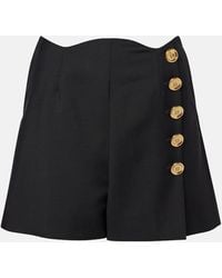 Givenchy - Short En Laine Et Mohair A Ornements - Lyst
