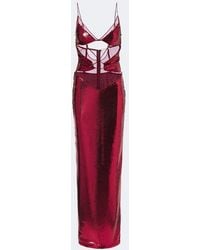 Nensi Dojaka - Sequined Cutout Gown - Lyst