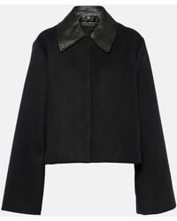 Proenza Schouler - Cropped Wool-Blend Jacket - Lyst