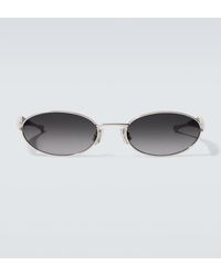 Bottega Veneta - Sardine Oval Sunglasses - Lyst
