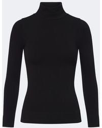 TOTEME - Jersey Turtleneck Top - Lyst