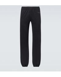 Givenchy - Stamp Cotton Fleece Sweatpants - Lyst