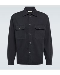 FRAME - Cotton Terry Overshirt - Lyst