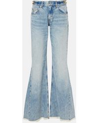 Stella McCartney - Low-Rise Flared Jeans - Lyst