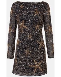 RIXO London - Ilse Sequined Minidress - Lyst
