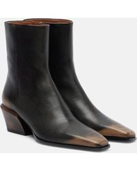 Paris Texas - Bettina 50 Leather Ankle Boots - Lyst