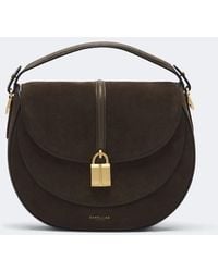 DeMellier - Siena Saddle Small Suede Crossbody Bag - Lyst