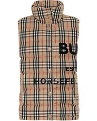 Burberry Horseferry Print Padded Gilet - Multicolour