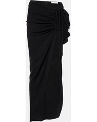 Christopher Esber - Ruched Jersey Maxi Skirt - Lyst