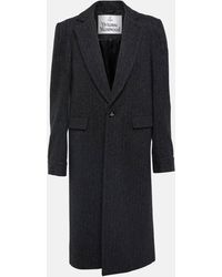 Vivienne Westwood - Chalk Stripe Wool-blend Coat - Lyst