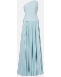 Solace London - Britt Pleated Gown - Lyst