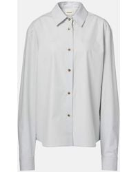KHAITE - Agro Cotton Poplin Shirt - Lyst