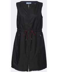 Prada - Vestido Corto De Re-Nylon Con Cremallera - Lyst